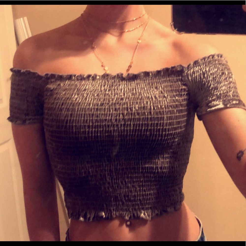 Lilac purple tube top